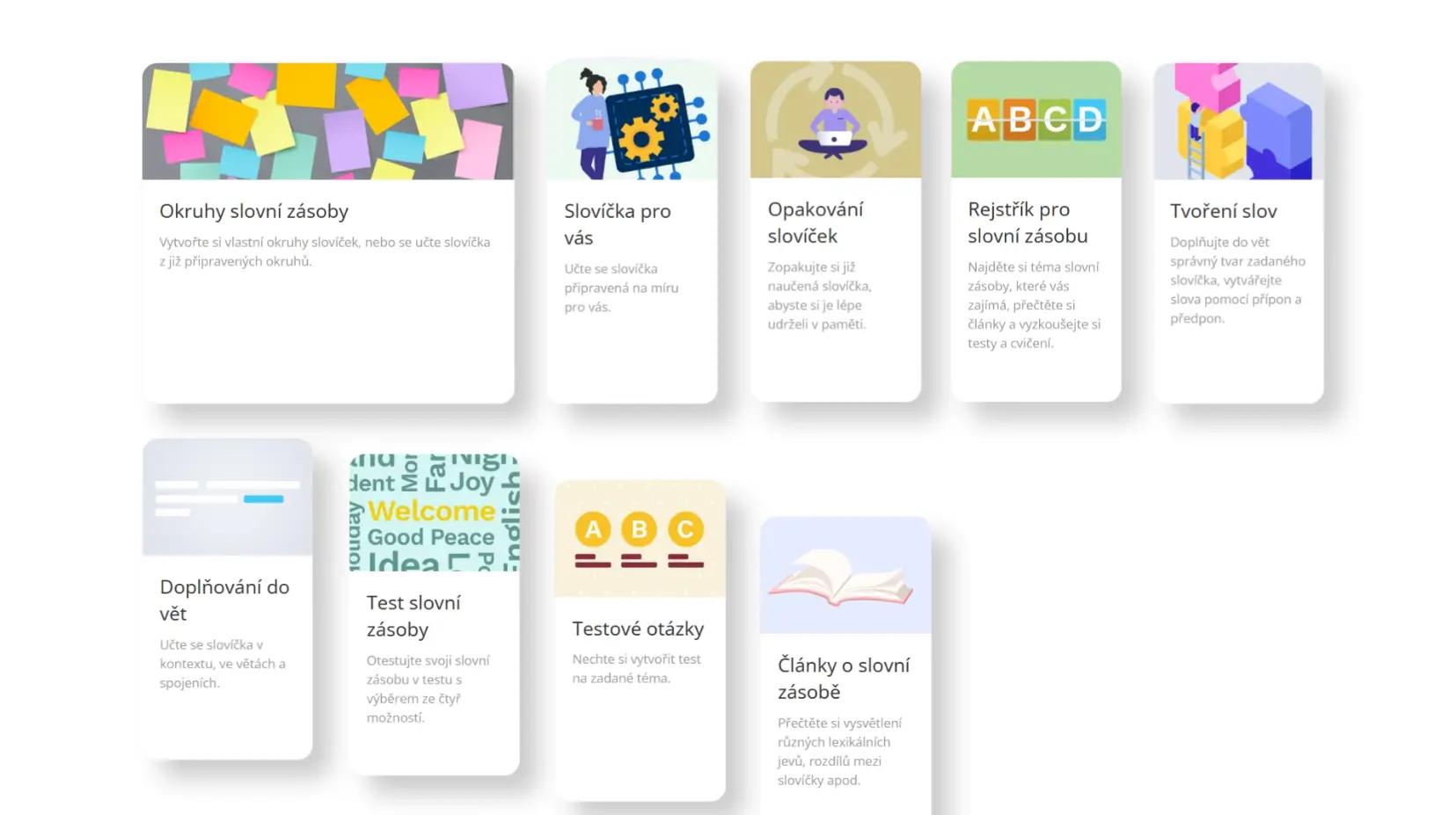 Vocabulary Topics